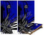 Cornhole Game Board Vinyl Skin Wrap Kit - Premium Laminated - Baja 0040 Blue Royal fits 24x48 game boards (GAMEBOARDS NOT INCLUDED)