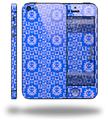 Gothic Punk Pattern Blue - Decal Style Vinyl Skin (fits Apple Original iPhone 5, NOT the iPhone 5C or 5S)