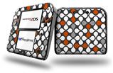 Locknodes 05 Burnt Orange - Decal Style Vinyl Skin fits Nintendo 2DS - 2DS NOT INCLUDED
