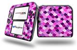 Scales Pink Purple - Decal Style Vinyl Skin fits Nintendo 2DS - 2DS NOT INCLUDED