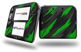 Jagged Camo Green - Decal Style Vinyl Skin fits Nintendo 2DS - 2DS NOT INCLUDED