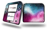 Dynamic Pink Galaxy - Decal Style Vinyl Skin compatible with Nintendo 2DS - 2DS NOT INCLUDED