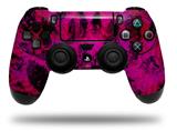 WraptorSkinz Skin compatible with Sony PS4 Dualshock Controller PlayStation 4 Original Slim and Pro Pink Distressed Leopard (CONTROLLER NOT INCLUDED)