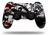 WraptorSkinz Skin compatible with Sony PS4 Dualshock Controller PlayStation 4 Original Slim and Pro Baja 0018 Red Dark (CONTROLLER NOT INCLUDED)