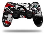 WraptorSkinz Skin compatible with Sony PS4 Dualshock Controller PlayStation 4 Original Slim and Pro Baja 0018 Red (CONTROLLER NOT INCLUDED)