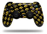WraptorSkinz Skin compatible with Sony PS4 Dualshock Controller PlayStation 4 Original Slim and Pro Iowa Hawkeyes Tigerhawk Tiled 06 Gold on Black (CONTROLLER NOT INCLUDED)