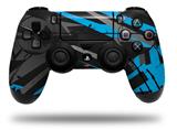 WraptorSkinz Skin compatible with Sony PS4 Dualshock Controller PlayStation 4 Original Slim and Pro Baja 0014 Blue Medium (CONTROLLER NOT INCLUDED)