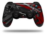 WraptorSkinz Skin compatible with Sony PS4 Dualshock Controller PlayStation 4 Original Slim and Pro Baja 0014 Red Dark (CONTROLLER NOT INCLUDED)