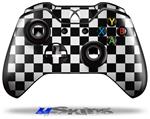 Decal Skin Wrap fits Microsoft XBOX One Wireless Controller Checkers White