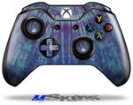 Decal Skin Wrap fits Microsoft XBOX One Wireless Controller Tie Dye Blue Shale