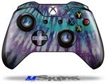 Decal Skin Wrap fits Microsoft XBOX One Wireless Controller Tie Dye Purple Stripes