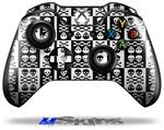 Decal Skin Wrap fits Microsoft XBOX One Wireless Controller Skull And Crossbones Pattern Bw