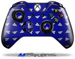 Decal Skin Wrap fits Microsoft XBOX One Wireless Controller Paper Planes Royal Blue