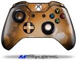 Decal Skin Wrap fits Microsoft XBOX One Wireless Controller Bokeh Hex Orange