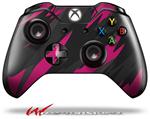 Decal Skin Wrap fits Microsoft XBOX One Wireless Controller Jagged Camo Hot Pink