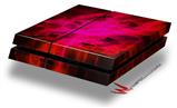 Vinyl Decal Skin Wrap compatible with Sony PlayStation 4 Original Console Cubic Shards Red (PS4 NOT INCLUDED)