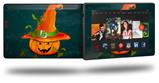 Halloween Mean Jack O Lantern Pumpkin - Decal Style Skin fits 2013 Amazon Kindle Fire HD 7 inch