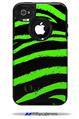 Zebra Green - Decal Style Vinyl Skin fits Otterbox Commuter iPhone4/4s Case (CASE SOLD SEPARATELY)