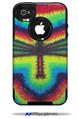 Tie Dye Dragonfly - Decal Style Vinyl Skin fits Otterbox Commuter iPhone4/4s Case (CASE SOLD SEPARATELY)