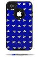Paper Planes Royal Blue - Decal Style Vinyl Skin fits Otterbox Commuter iPhone4/4s Case (CASE SOLD SEPARATELY)