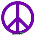 Solids Collection Purple - Peace Sign Car Window Decal 6 x 6 inches