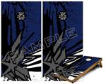 Cornhole Game Board Vinyl Skin Wrap Kit - Baja 0040 Blue Navy fits 24x48 game boards (GAMEBOARDS NOT INCLUDED)
