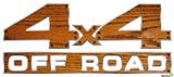Wood Grain - Oak 01 - 4x4 Decal Bolted 13x5.5 (2 Decal Set)