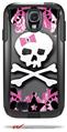 Pink Bow Skull - Decal Style Vinyl Skin fits Otterbox Commuter Case for Samsung Galaxy S4 (CASE SOLD SEPARATELY)