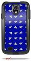 Paper Planes Royal Blue - Decal Style Vinyl Skin fits Otterbox Commuter Case for Samsung Galaxy S4 (CASE SOLD SEPARATELY)