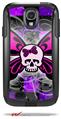 Butterfly Skull - Decal Style Vinyl Skin fits Otterbox Commuter Case for Samsung Galaxy S4 (CASE SOLD SEPARATELY)
