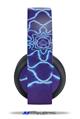 Vinyl Decal Skin Wrap compatible with Original Sony PlayStation 4 Gold Wireless Headphones Tie Dye Purple Stars (PS4 HEADPHONES  NOT INCLUDED)
