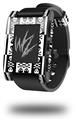 Skull And Crossbones Pattern Bw - Decal Style Skin fits original Pebble Smart Watch (WATCH SOLD SEPARATELY)