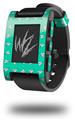 Paper Planes Turquoise - Decal Style Skin fits original Pebble Smart Watch (WATCH SOLD SEPARATELY)