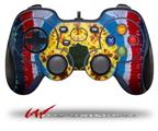 Tie Dye Circles and Squares 101 - Decal Style Skin fits Logitech F310 Gamepad Controller (CONTROLLER SOLD SEPARATELY)
