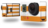 Psycho Stripes Orange and White - Decal Style Skin fits GoPro Hero 3+ Camera (GOPRO NOT INCLUDED)