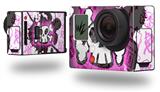 Cartoon Skull Pink - Decal Style Skin fits GoPro Hero 3+ Camera (GOPRO NOT INCLUDED)