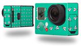 Paper Planes Turquoise - Decal Style Skin fits GoPro Hero 3+ Camera (GOPRO NOT INCLUDED)