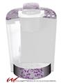 Decal Style Vinyl Skin compatible with Keurig K40 Elite Coffee Makers Victorian Design Purple (KEURIG NOT INCLUDED)