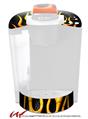 Decal Style Vinyl Skin compatible with Keurig K40 Elite Coffee Makers Metal Flames (KEURIG NOT INCLUDED)