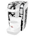 Decal Style Vinyl Skin compatible with Keurig K10 / K15 Mini Plus Coffee Makers Monsters (KEURIG NOT INCLUDED)