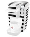 Decal Style Vinyl Skin compatible with Keurig K10 / K15 Mini Plus Coffee Makers Stripes (KEURIG NOT INCLUDED)