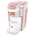 Decal Style Vinyl Skin compatible with Keurig K10 / K15 Mini Plus Coffee Makers Flowers Pattern 12 (KEURIG NOT INCLUDED)