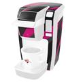 Decal Style Vinyl Skin compatible with Keurig K10 / K15 Mini Plus Coffee Makers Jagged Camo Hot Pink (KEURIG NOT INCLUDED)