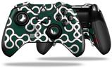Locknodes 03 Hunter Green - Decal Style Skin fits Microsoft XBOX One ELITE Wireless Controller