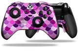Scales Pink Purple - Decal Style Skin fits Microsoft XBOX One ELITE Wireless Controller