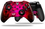 Cubic Shards Red - Decal Style Skin fits Microsoft XBOX One ELITE Wireless Controller