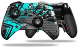 Baja 0032 Neon Teal - Decal Style Skin fits Microsoft XBOX One ELITE Wireless Controller