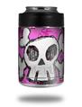 Skin Decal Wrap for Yeti Colster, Ozark Trail and RTIC Can Coolers - Cartoon Skull Pink (COOLER NOT INCLUDED)