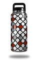 WraptorSkinz Skin Decal Wrap for Yeti Rambler Bottle 36oz Locknodes 05 Red Dark  (YETI NOT INCLUDED)