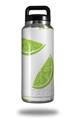 Skin Decal Wrap compatible with Yeti Rambler Bottle 36oz Limes (YETI NOT INCLUDED)